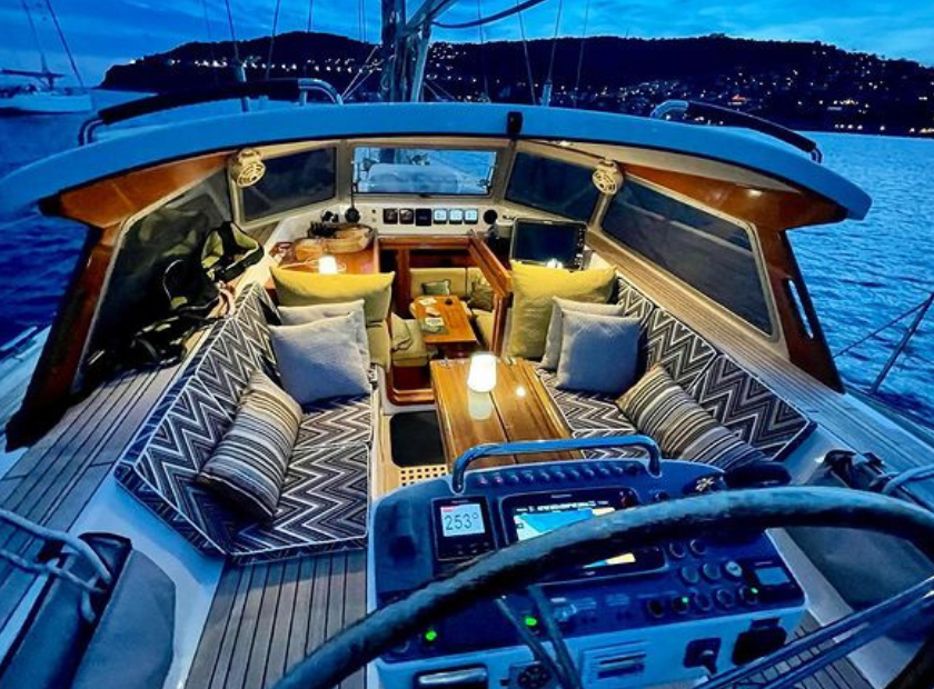 Bora fans in sailboat cabin